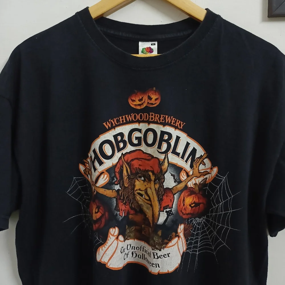 Vintage HOBGOBLIN WYCWOOD BREWERY Graphic Tshirt for men's and women's - Picture 2 of 5